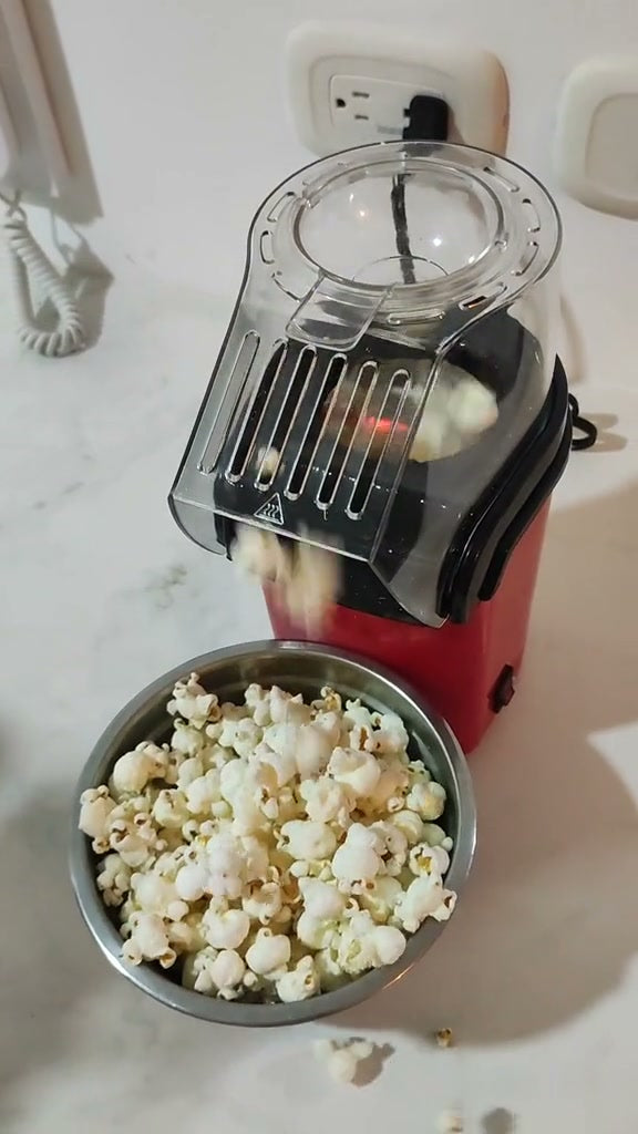 Aire caliente: crispetas crujientes y la cocina limpia